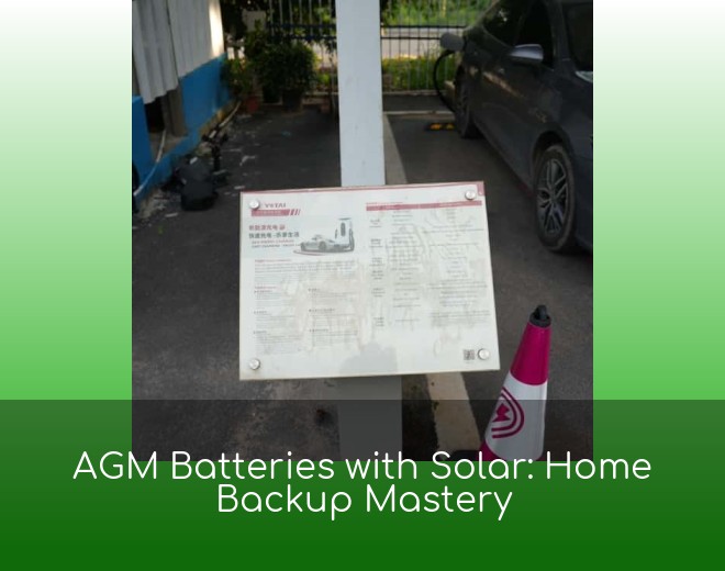 AGM Batteries with Solar: Home Backup Mastery